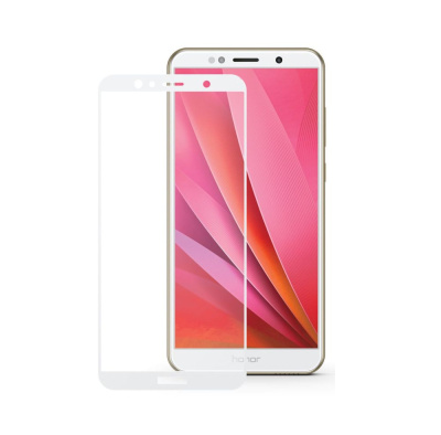 Защитное стекло 2D Honor 7A White